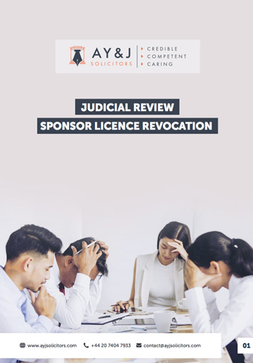 Sponsor Licence Judicial Review