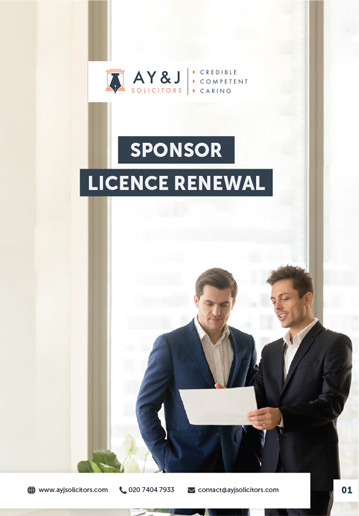 Sponsor Licence Renewal Brochure