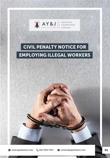 UKVI Civil Penalties Notice Brochure