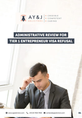 AR for Tier 1 (Entrepreneur) Visa Refusal