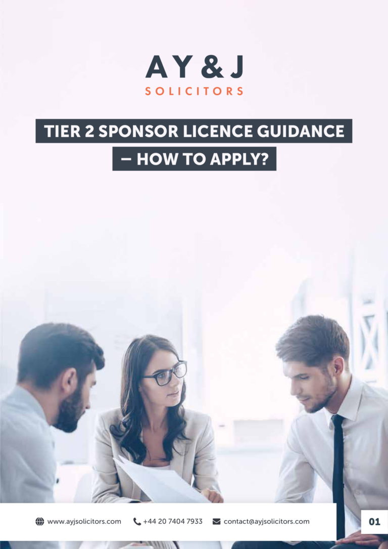 Successful Sponsor Licence Application AY&J Solicitors