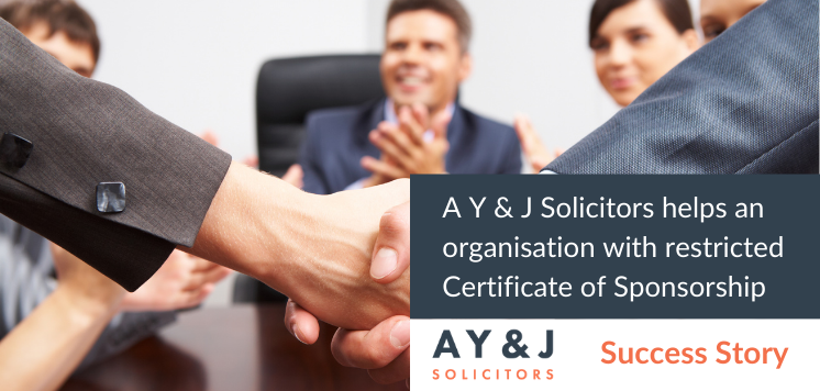 Unrestricted Certificate of Sponsorship